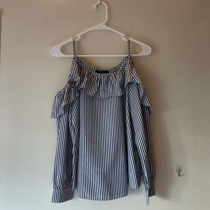 Grey long sleeve blouse